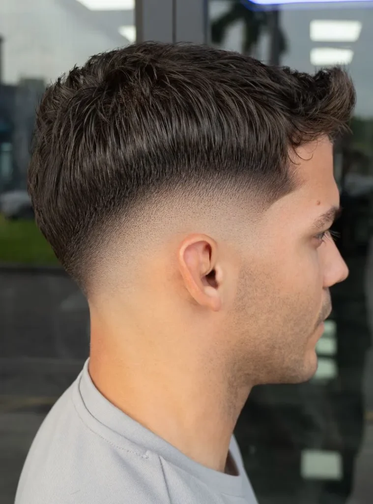 19 Skin Fade Hair Styles Men Can Try for a Clean, Modern Cut 17 a Tousled Top With a Mid Drop Skin Fade