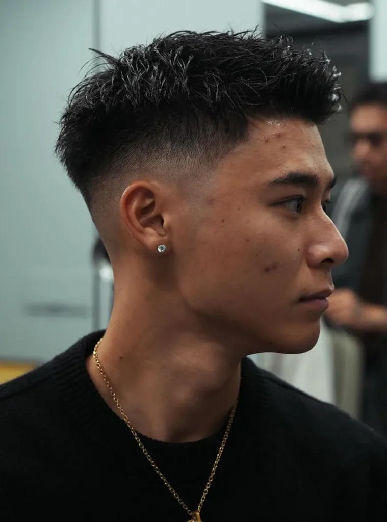 19 Skin Fade Hair Styles Men Can Try for a Clean, Modern Cut 18 Spiky Textured Top with a Mid Skin Fade