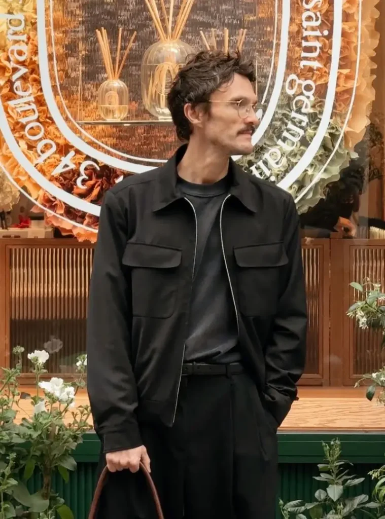 22 Fall Jackets Outfit Ideas for Men to Layer Up in Style 17 a man wearing a Minimalist Black Zip Jacket with a Charcoal Base